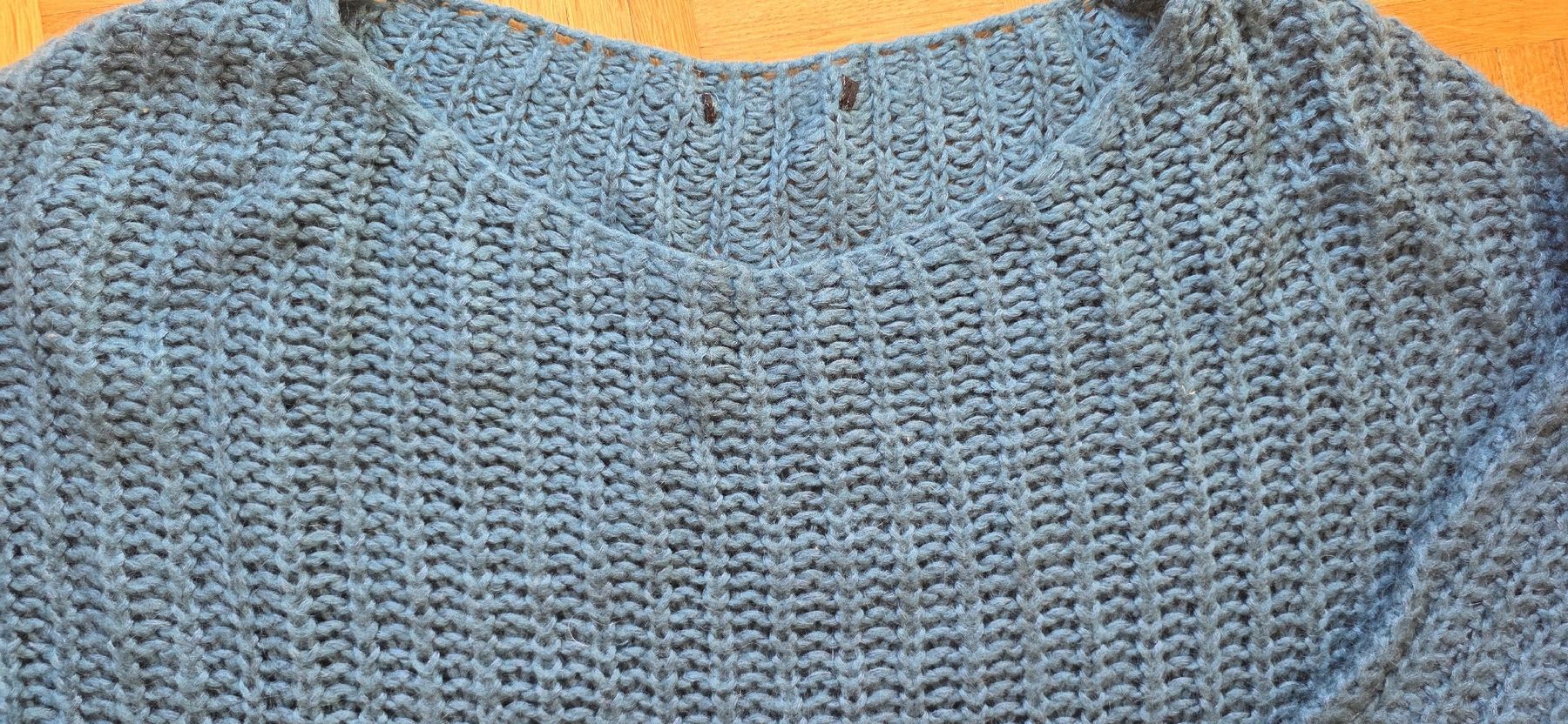 Pullover & Sweatshirts: Pull en laine bleu/vert XL – Gebraucht aus Yverdon-les-Bains von van_dq65 2