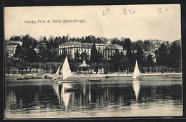 AK Ouchy, Port, Hotel Beau-Rivage, 1907