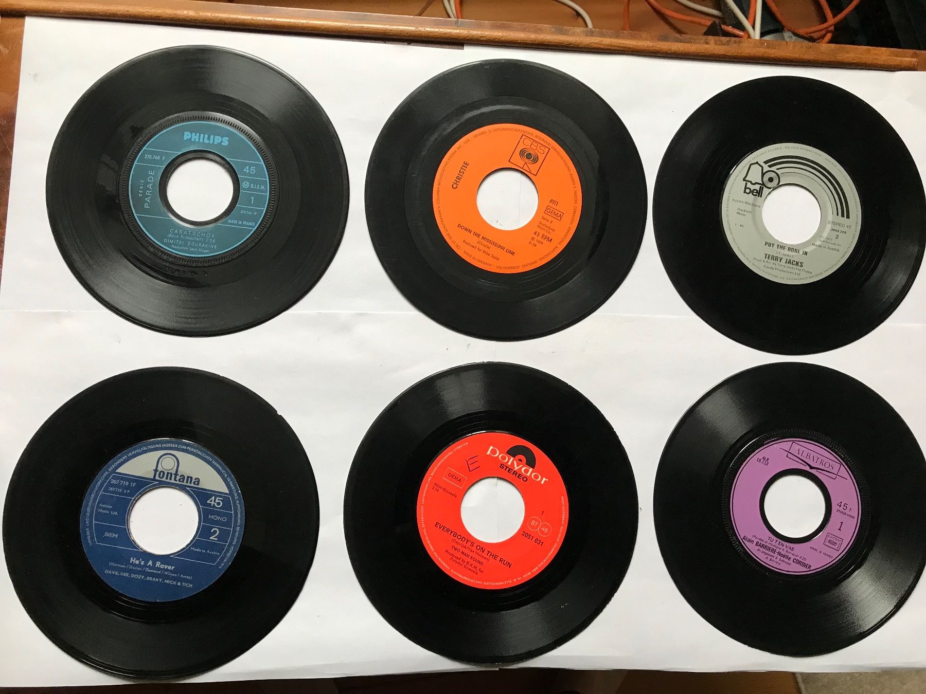 Dischi in vinile: single set nr. 8, verschiedene interpreten – Usato da liestal venduto da makai05