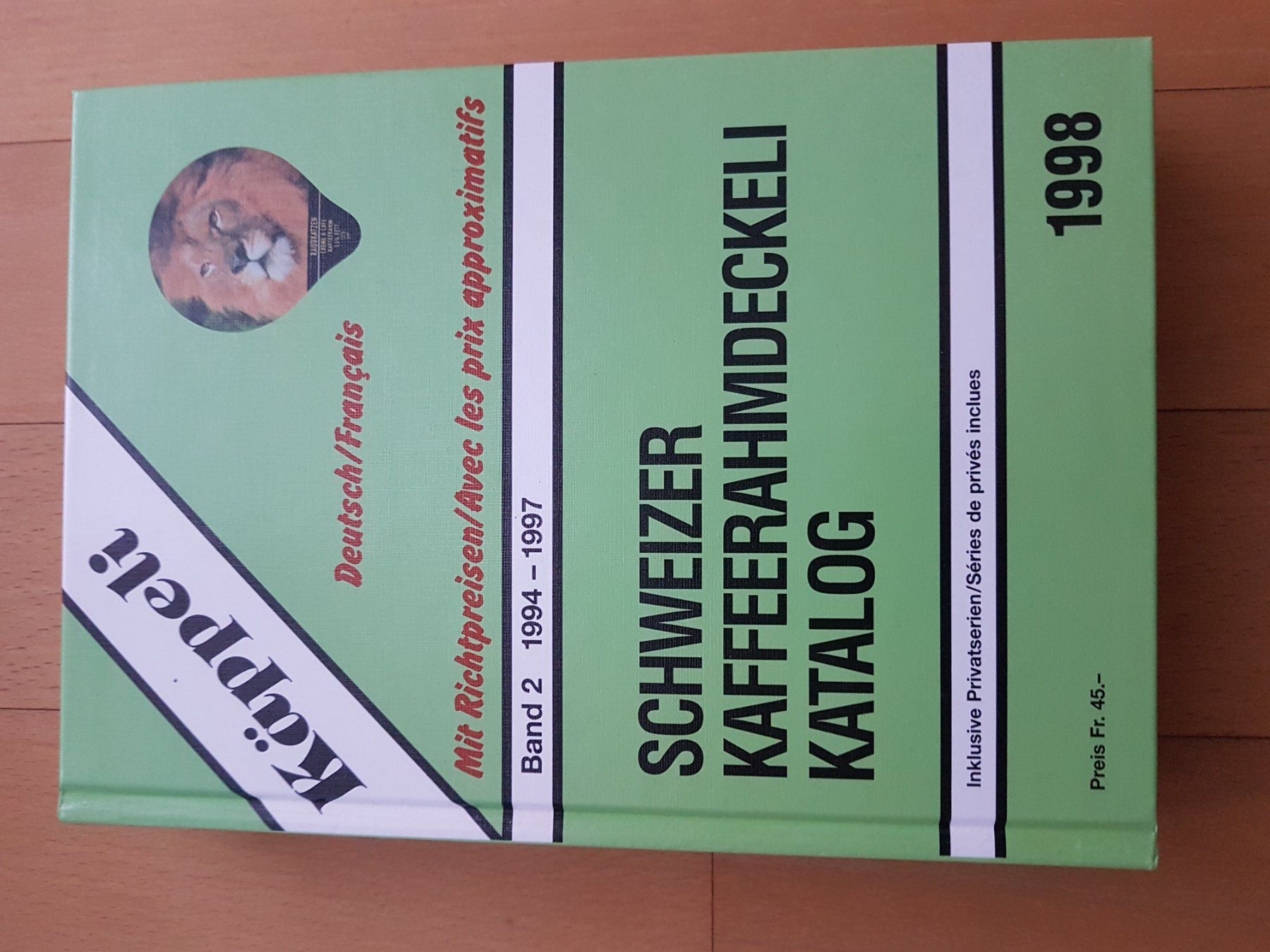 Libri: Schweizer Katalog Käppeli Kaeppeli Kafferahmdeckeli 1994 – Usato da Tobel venduto da YAMAHA14 6