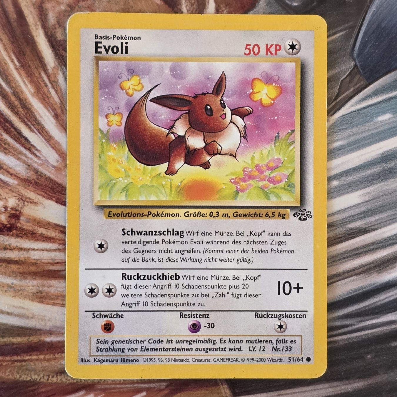 Pokémon Carte collezionabili: Evoli Pokémon Karte | Jungle - 2000 -DE – Usato da Basel venduto da MartinM.91