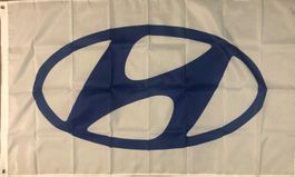 Fahne Hyundai 150 x 90 cm Südkorea i10 i20 i30 i40 Santa Fe