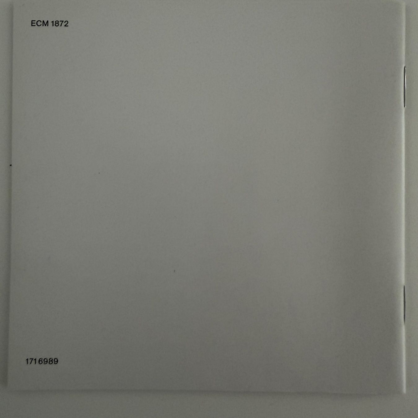 CD: Roscoe Mitchell – Composition/Improvisation (CD ECM) – Usato da Zug venduto da Mirare9 1