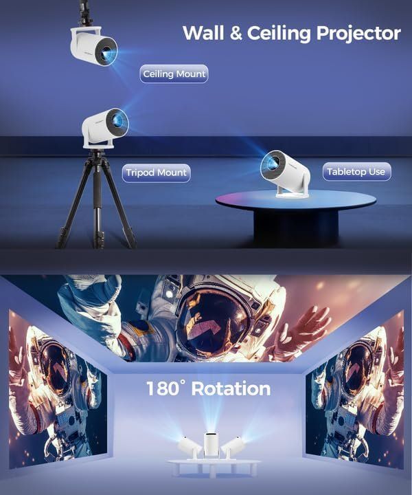 Vidéoprojecteurs: Magcubic Mini Beamer 4K Unterstützt Android 14 Smart Project – Neuf avec emballage d'origine à Hundwil par pak_7zvn 5