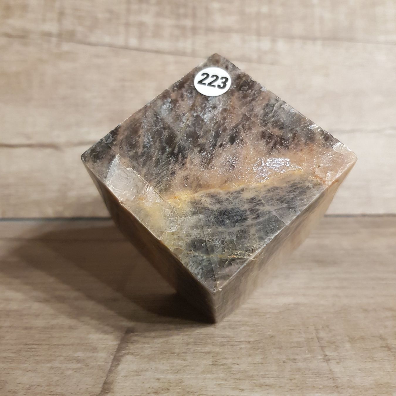 Minerali & Pietre curative: Mondstein Cube Würfel  Nr 223 – Nuovo (secondo la descrizione) da Schwanden-Brienz venduto da Testudo06