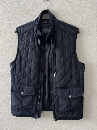 Zara Man Steppweste, Dunkelblau, Grösse XL - Top Zustand!