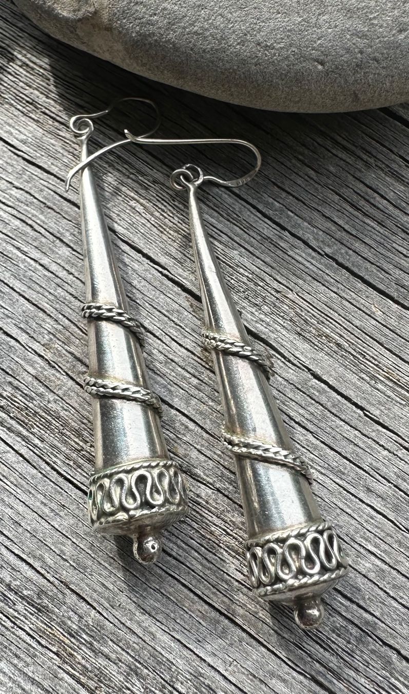 Orecchini pendenti & Orecchini a lobo: Ethno-Style Ohrringe aus Silber 925 – Usato da Muri AG venduto da Shoshana5 1