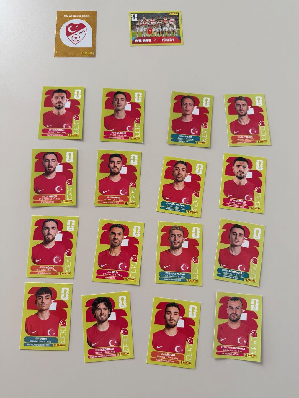 Panini Sammelbilder & Trading cards: Panini TUR - 18 Sticker – Gebraucht aus Zumikon von and_8tjc