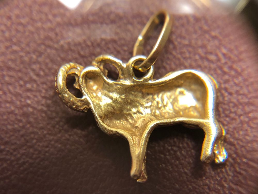 Ciondoli: Anhänger ZODIAC Widder aus 18 Karat Gelbgold Au 750 – Usato da Bern venduto da bombich 5