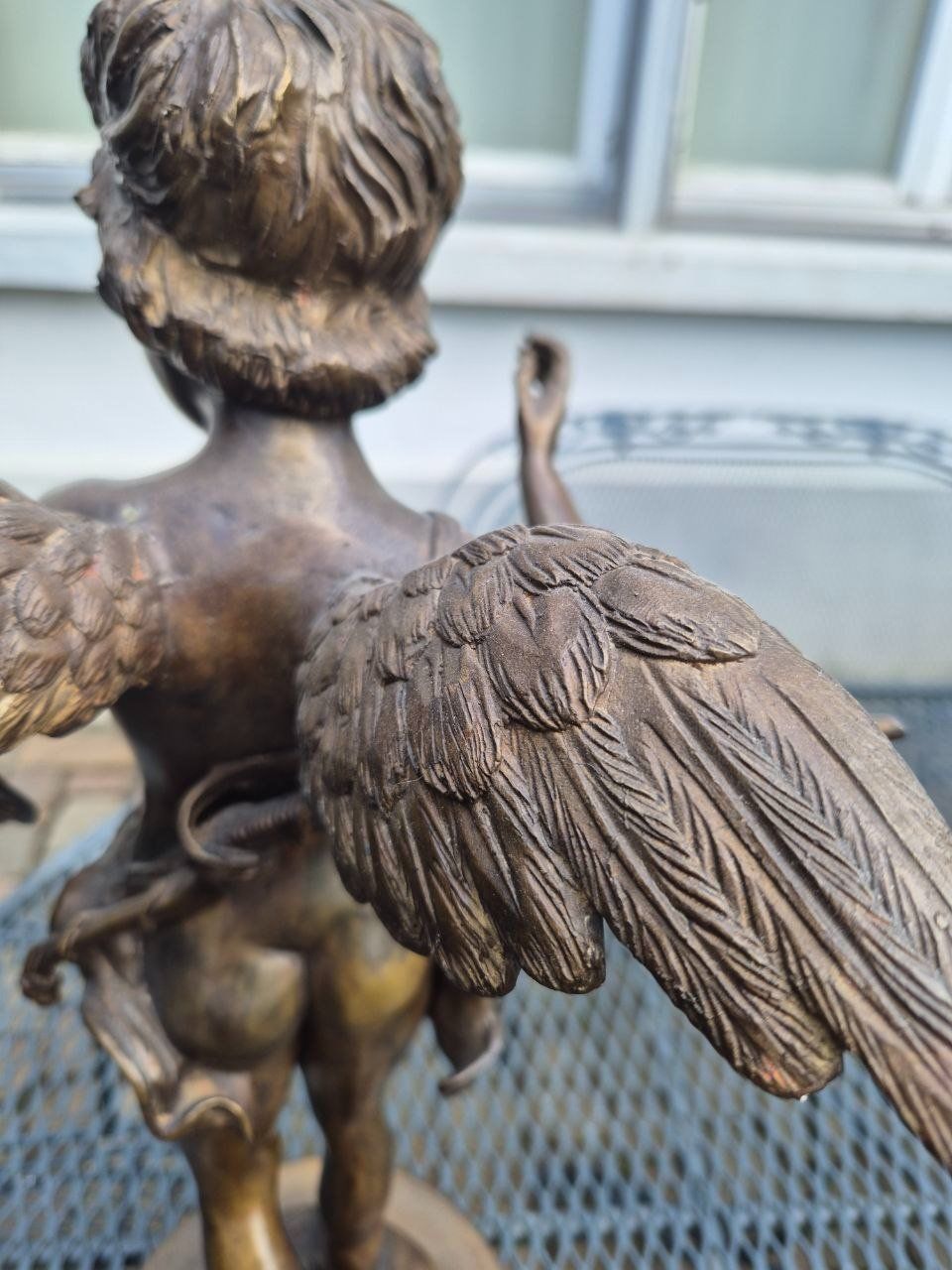 Skulpturen & Statuen: Antiker Bronze - Engel ca. 1880 - 1910 – Gebraucht aus Speicher von Ramtha1 4