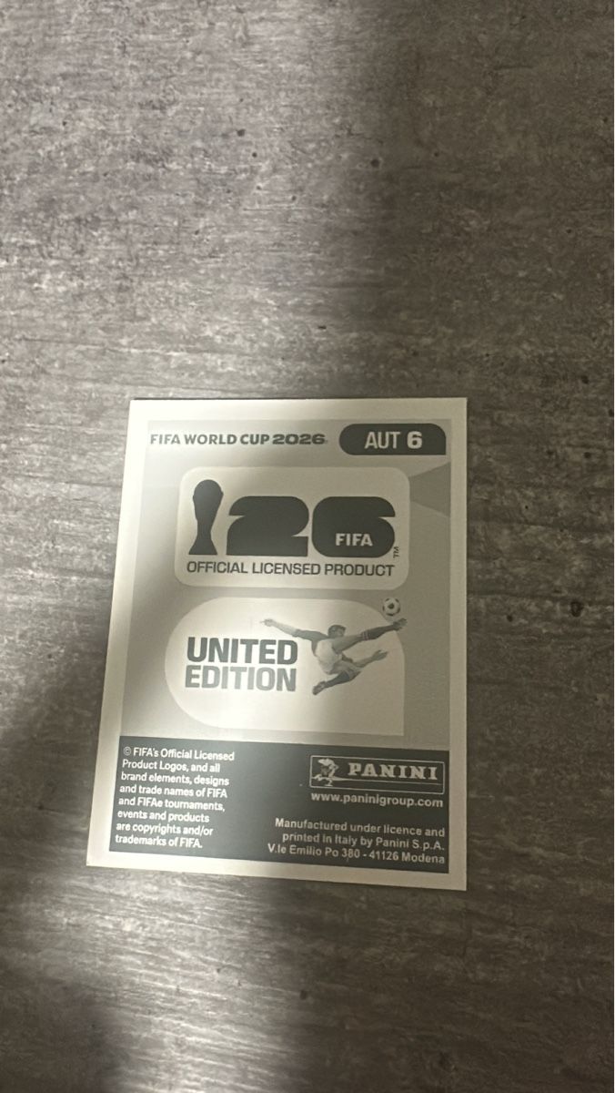 Panini Carte collezionabili: AUT 6 , FIFA WORLD CUP 2026 PANINI – Nuovo (secondo la descrizione) da Frauenfeld venduto da 1PegPeg1 1