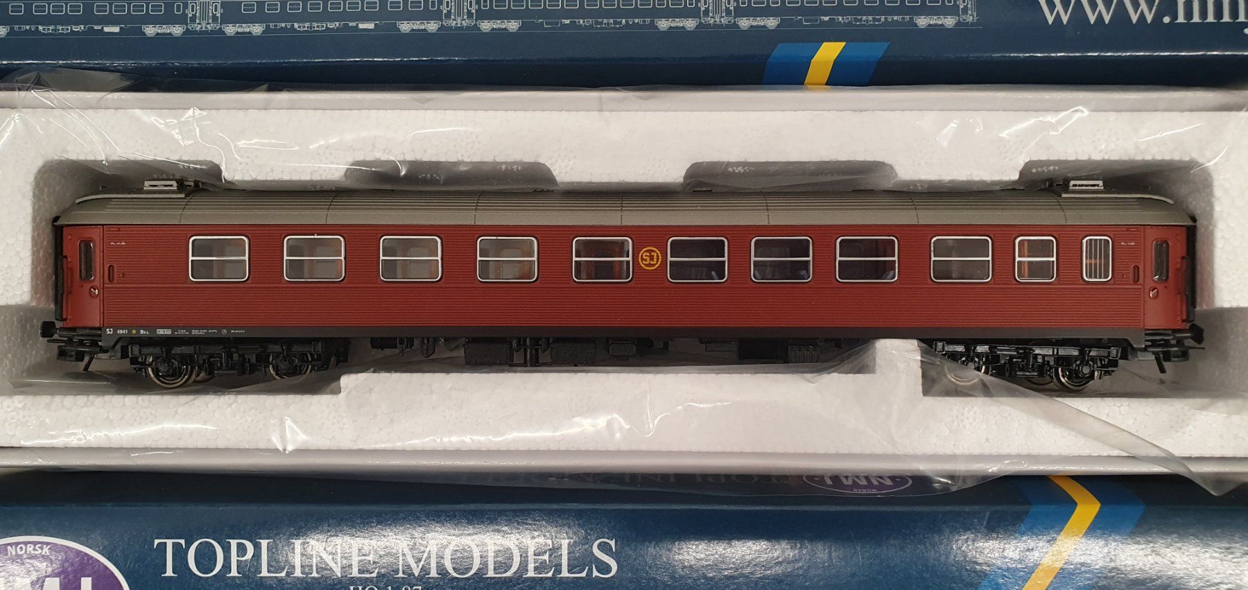 Modellini di ferrovie: NMJ 203.002 & 205.004  SJ AB3 & B5, Ep.IV – Nuovo e nell'imballaggio originale da Würenlos venduto da jub_nd5j 5