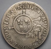 Silber-Écu 1703 M Louis XIV Frankreich - Seltene Prägestätte