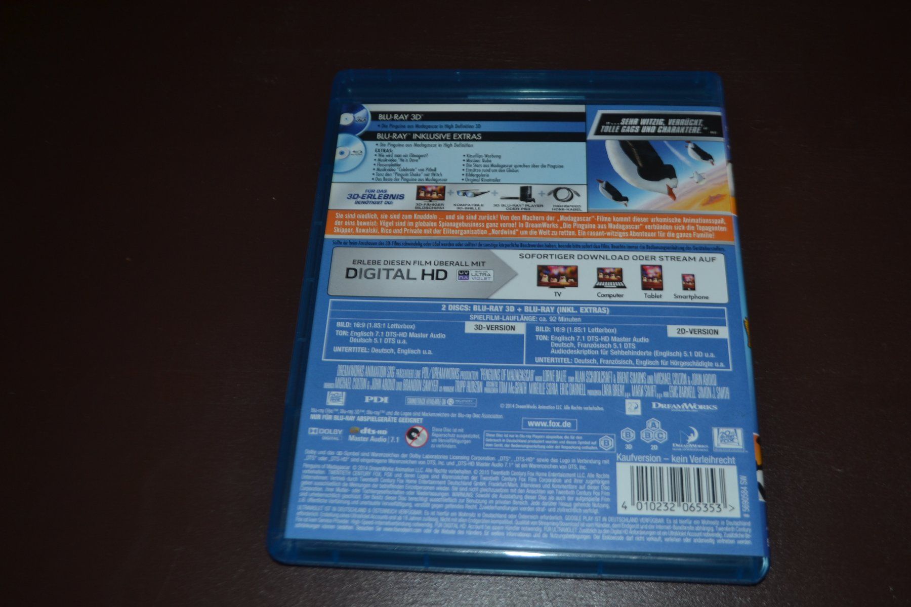 Tutti i DVDs: Die Pinguine in 2D/3D – Usato da Laupen ZH venduto da chefdom 1