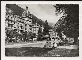 AK  ca. 1955 Interlaken Höheweg mit Citroen Traction Avant