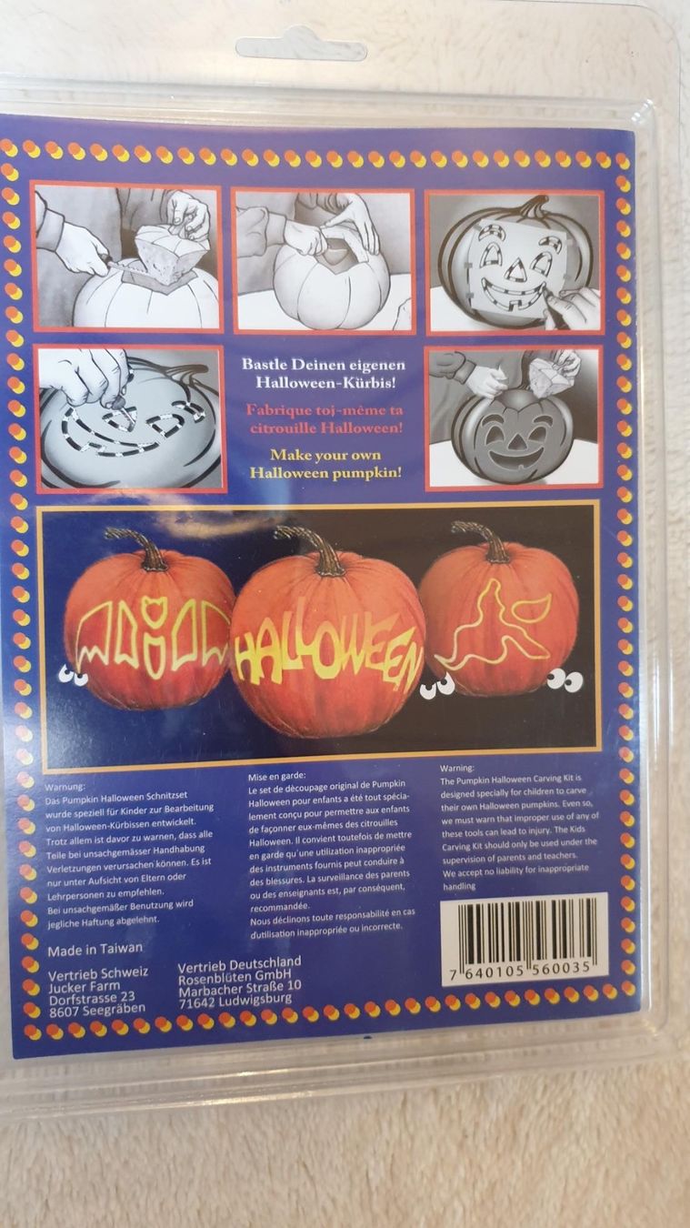 Kostüme: Schnitzvorlagen - Pumpkin Halloween – Gebraucht aus Würenlos von JRP_71 2
