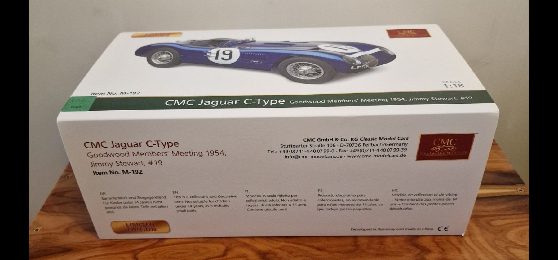 CMC Modellautos: CMC 1:18 Jaguar C-Type #19 – Gebraucht aus Rüti b. Büren von tempo50 6