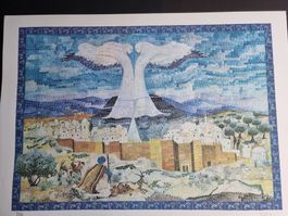 IREL - Lithographie - biblische Szene - signiert