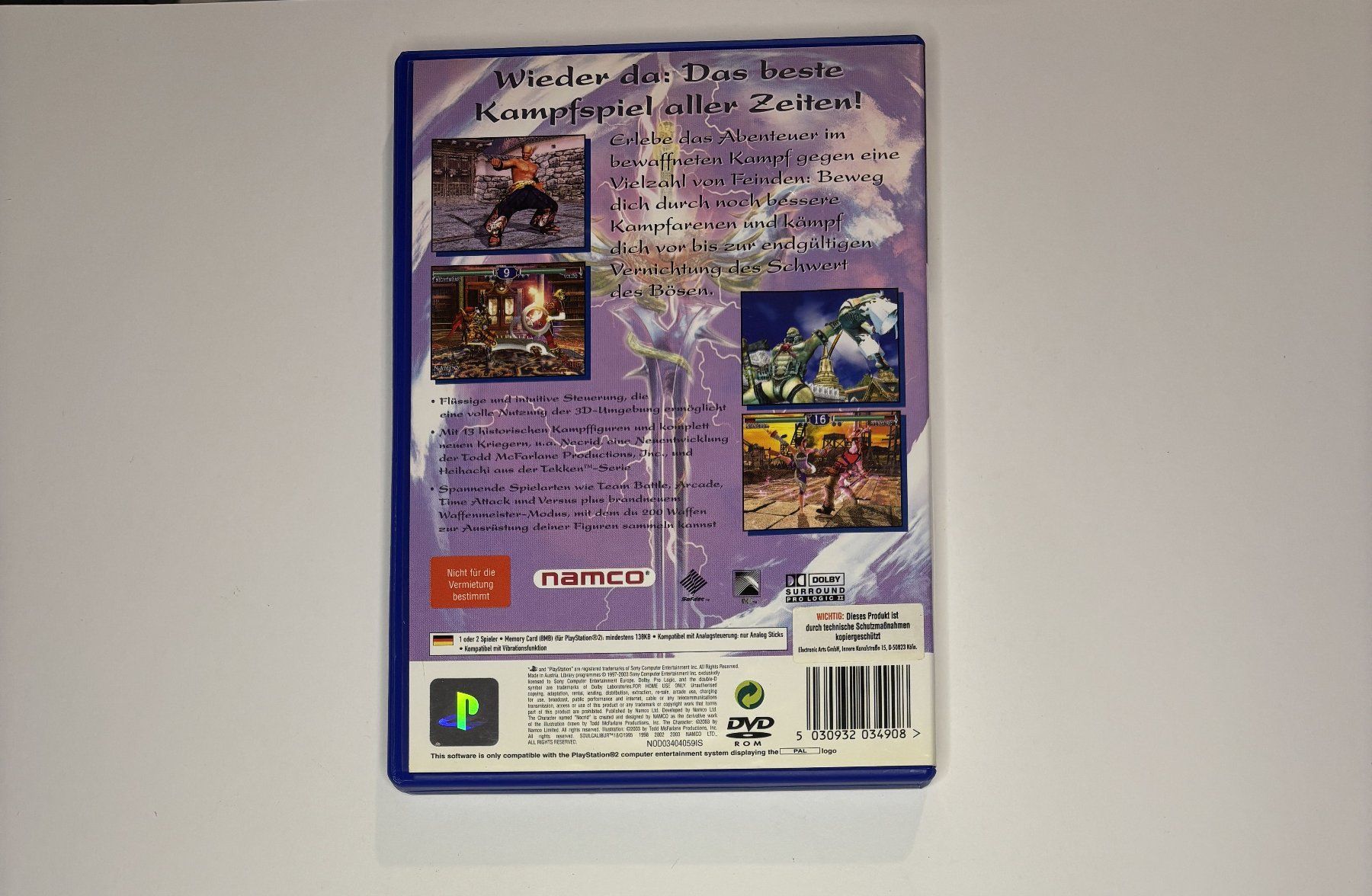 Giochi: PS2 - SoulCalibur II – Usato da Allschwil venduto da Bullach 2