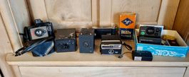 Sammlung von Vintage-Kameras