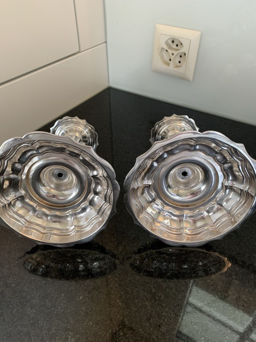 Portacandele: Kerzenständer 800 Silber – Usato da Zollikofen venduto da ausmisten_at_home 6