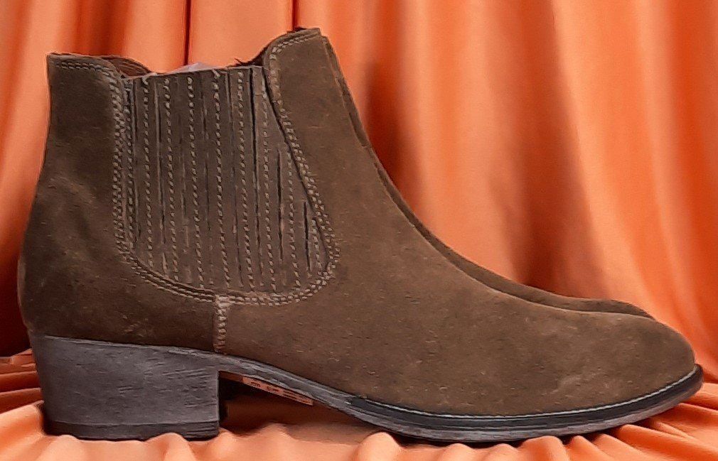 Tamaris Scarpe da donna: TAMARIS Echt Leder Stiefelette Braun Gr.41 – Nuovo (secondo la descrizione) da Seuzach venduto da VT-Collections2 2