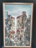 SIGNÉ WOLF PARIS 61 HUILE SUR TOILE