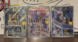 Lot 3 cartes Pokémon Miaouss série 30 ans état neuf