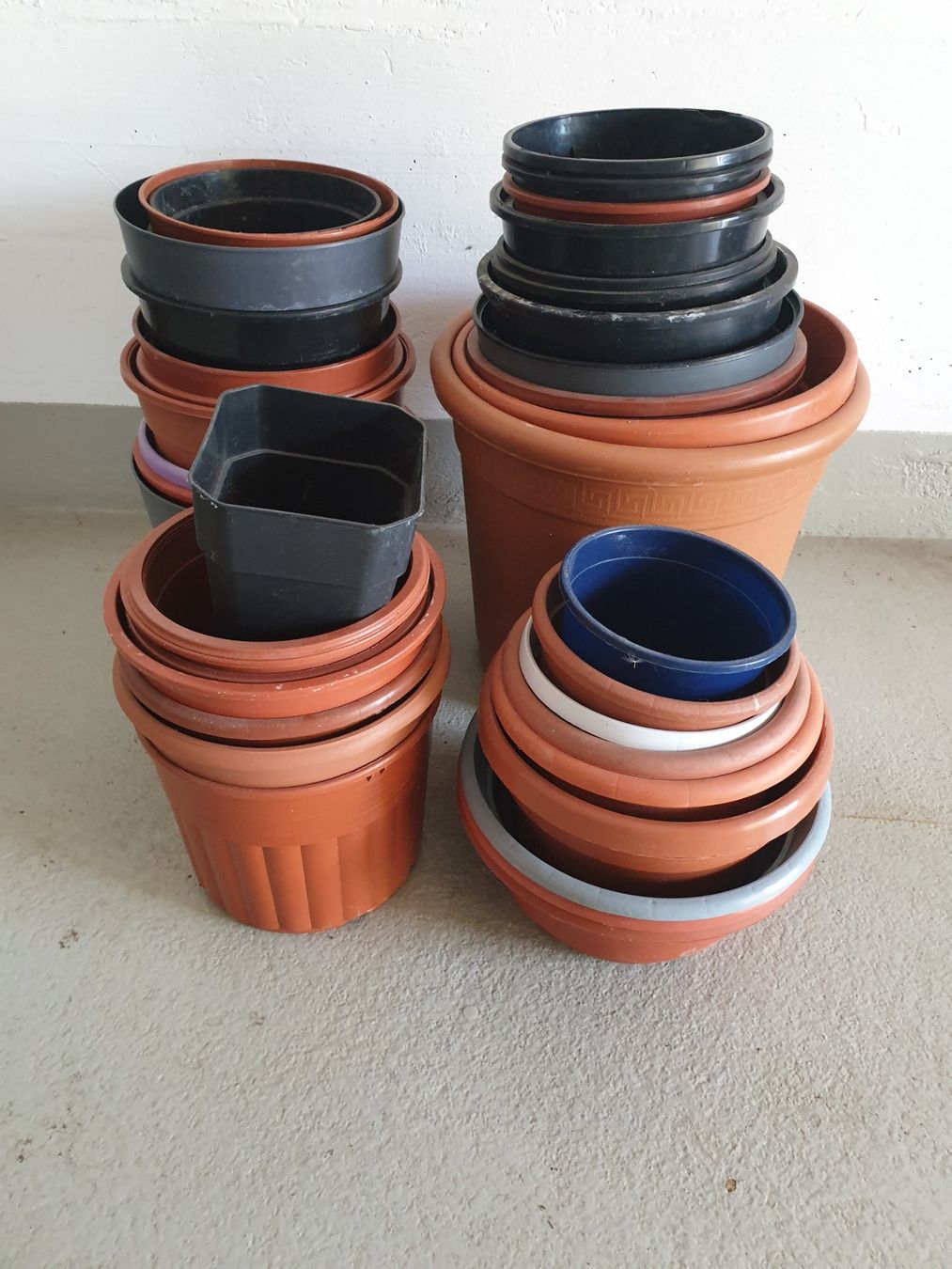 Blumentöpfe: Lot Plastiktöpfe – Gebraucht aus Tuggen von Mviola2 4