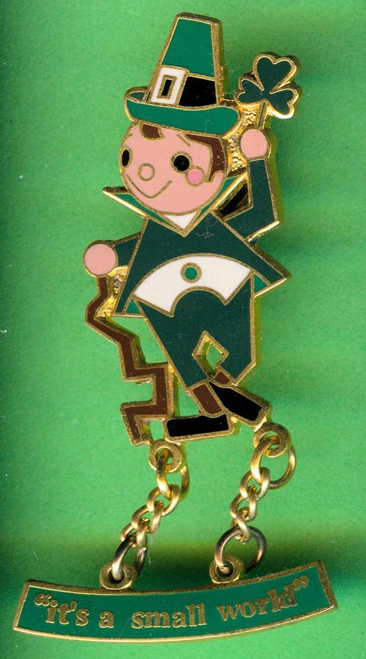Disney Placchette & Badge: DISNEY  It's small world  IRLAND – Usato da Winterthur venduto da Sammleroase