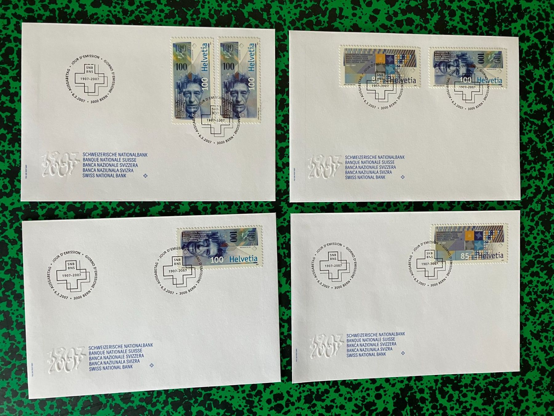 Tutti i francobolli: FDC Nationalbank 2007 – Nuovo (secondo la descrizione) da Menzingen venduto da Wlukas