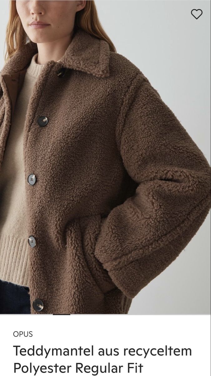 Opus Cappotti: Mantel OPUS Teddy Grösse 36 – Nuovo e nell'imballaggio originale da Zürich venduto da millaiana 7