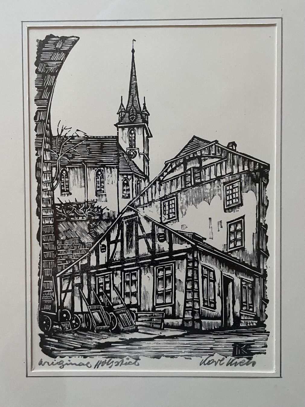 Foto & Immagini: Bild Holzstich Kunstdruck  Nydeggkirche – Usato da Bern venduto da Chraebu2 1