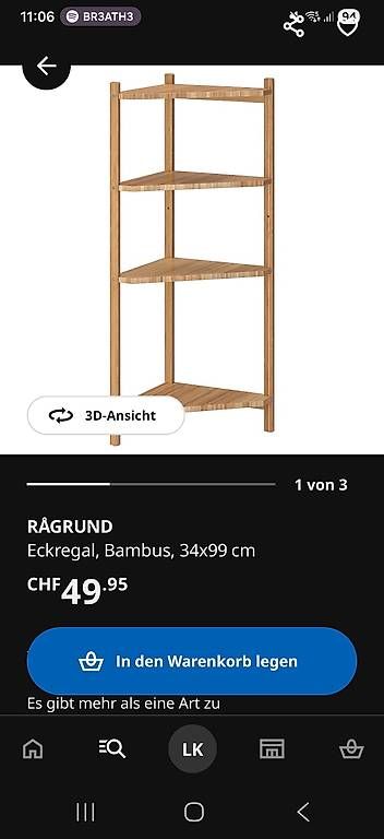 Ikea Regale: Ragrund Eckregal – Gebraucht aus Luzern von Ryuna11