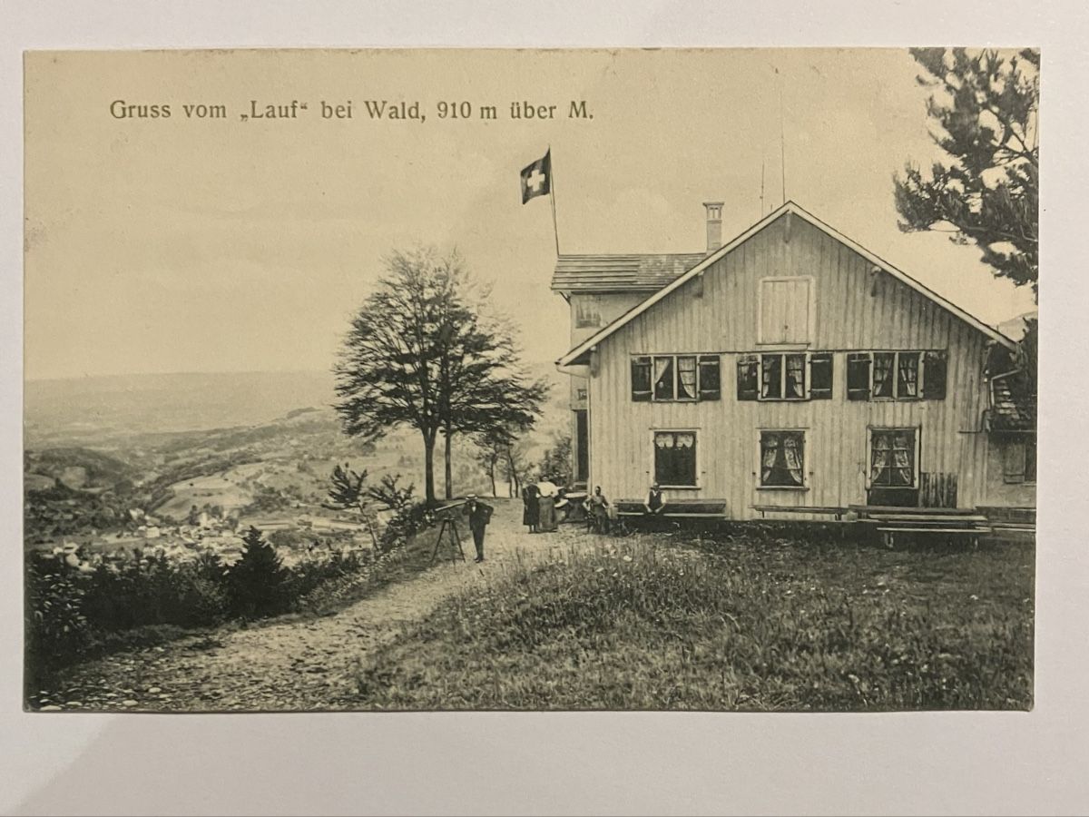 Cartoline postali: Alte Ansichtskarte: Lauf bei Wald ZH – Usato da Bauma venduto da Baumer71