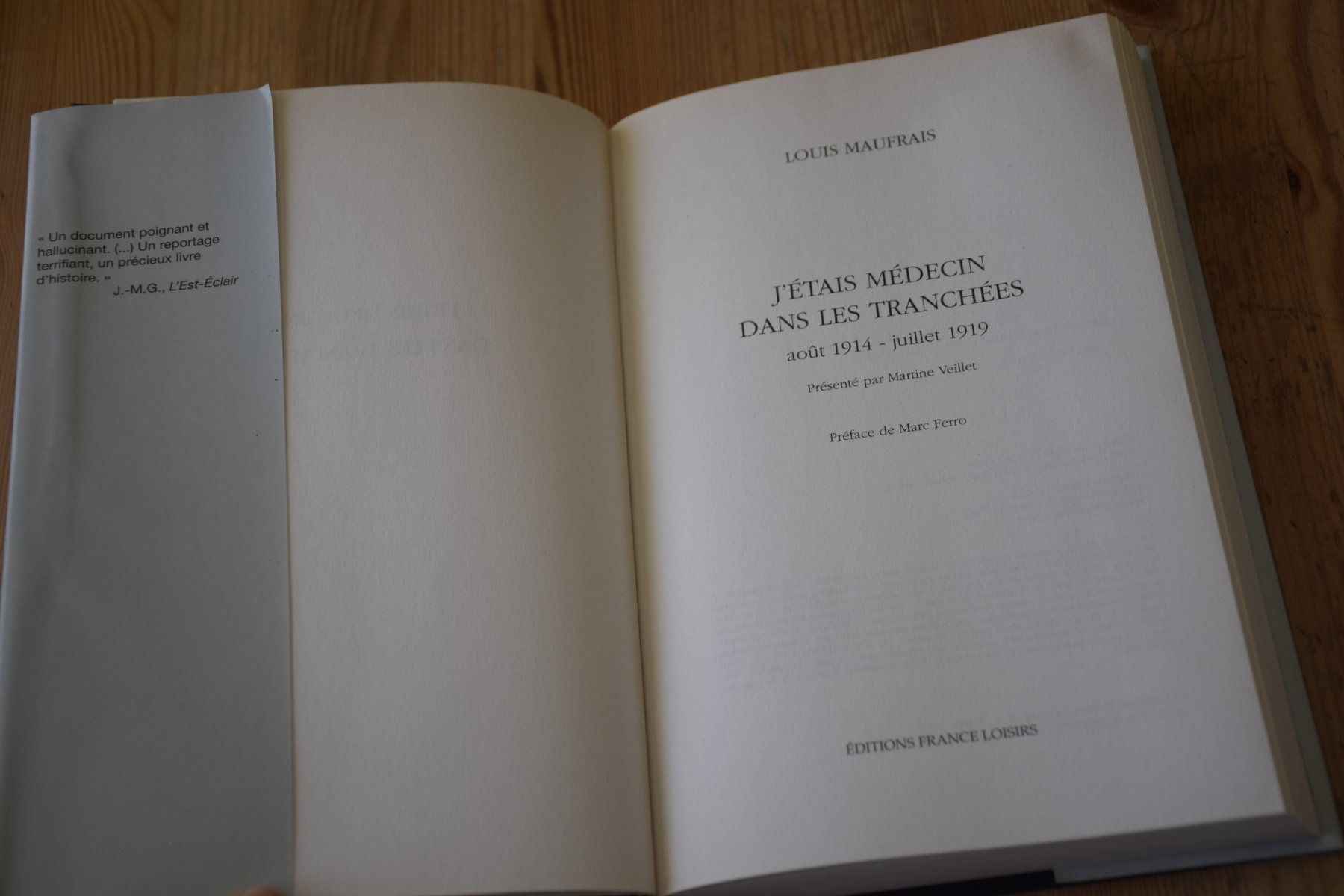 Bücher: J'étais le medecin dans les tranches – Neu (gemäss Beschreibung) aus Wetzikon ZH von Wetzicardo25 1