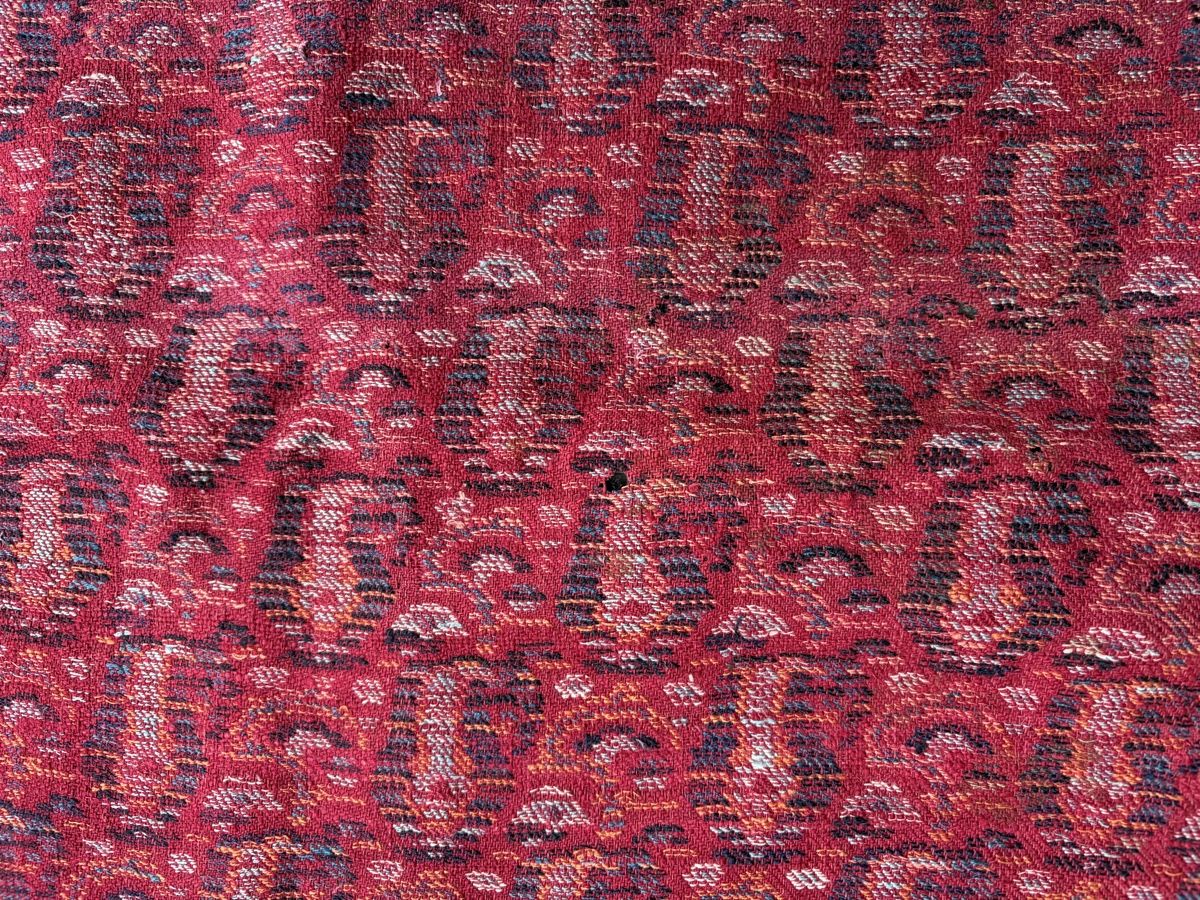 Foulard & Sciarpe: Antiker Kaschmirschal rot, mit Paisley Muster – Usato da Zürich venduto da mimikiki100 9