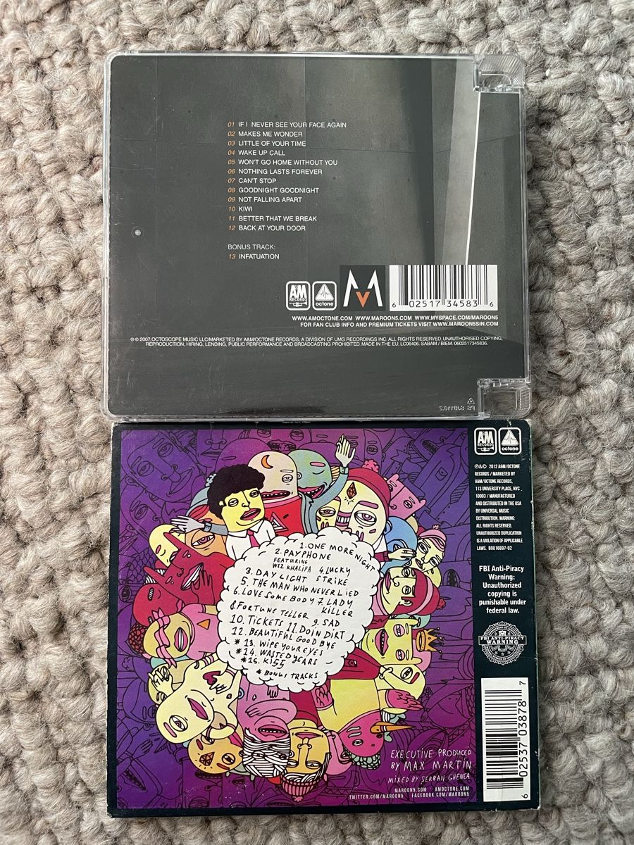 CDs: 2x Maroon 5 – Gebraucht aus Reinach AG von trigger7811 2
