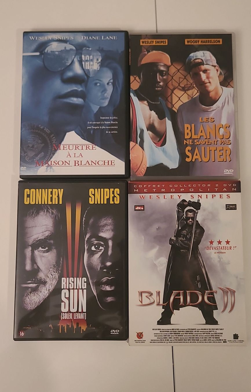 Tutti i DVDs: Lot de 4 DVDs avec Wesley Snipes – Usato da Morges venduto da AngelBliss