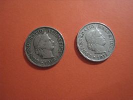 5 Rappen 1911 und 1912   ( 22)