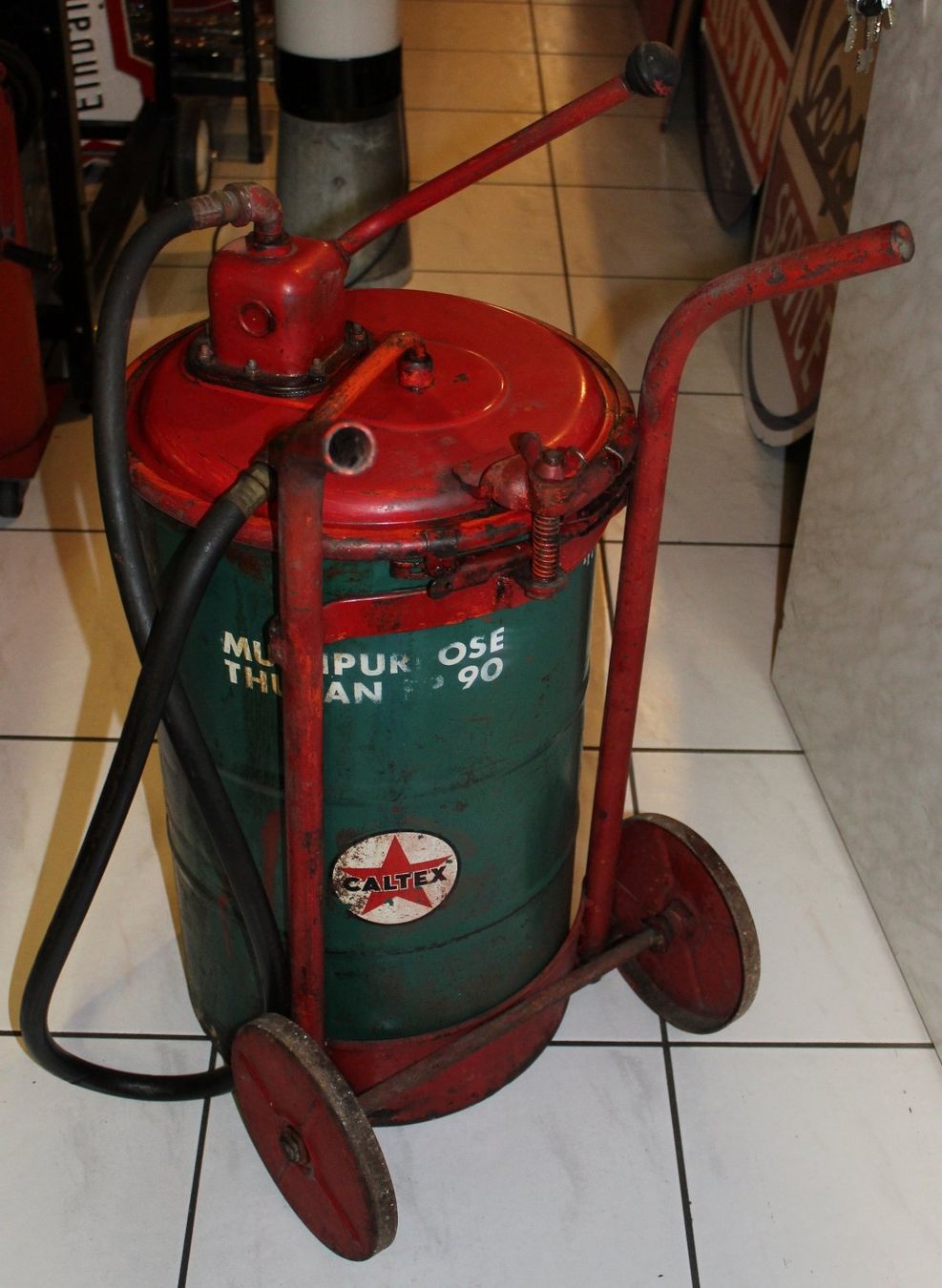 Altre raccolte & rarità: Caltex Oelpumpen Wagen 40`s – Difettoso da Lüchingen venduto da Aw67