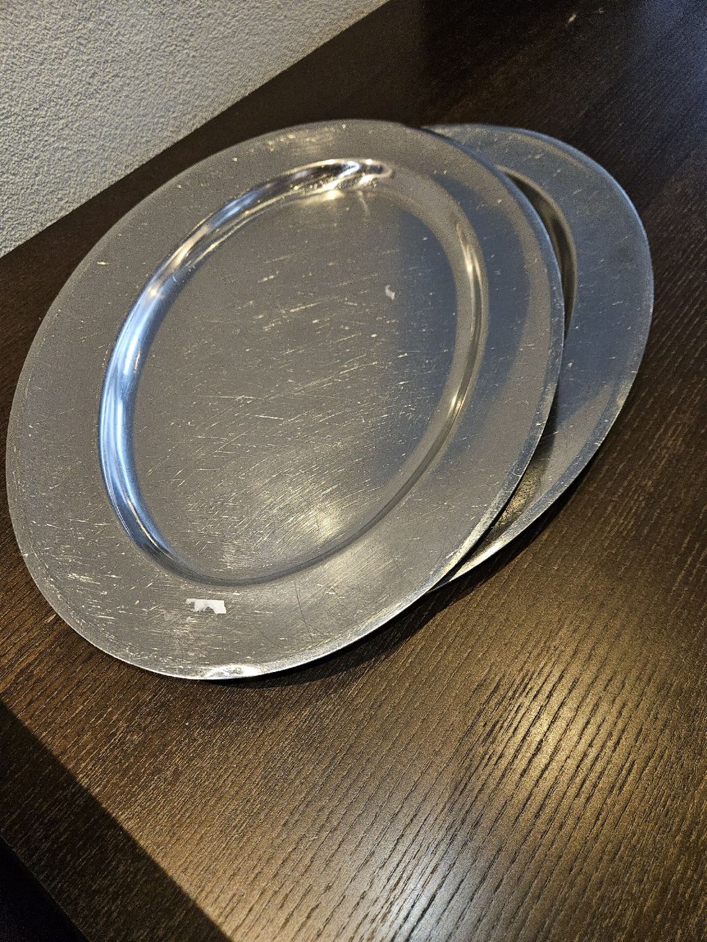 Piatti di portata: Chromstahl Platten Servierplatten Gastro – Usato da Morschach venduto da Hanswi 1