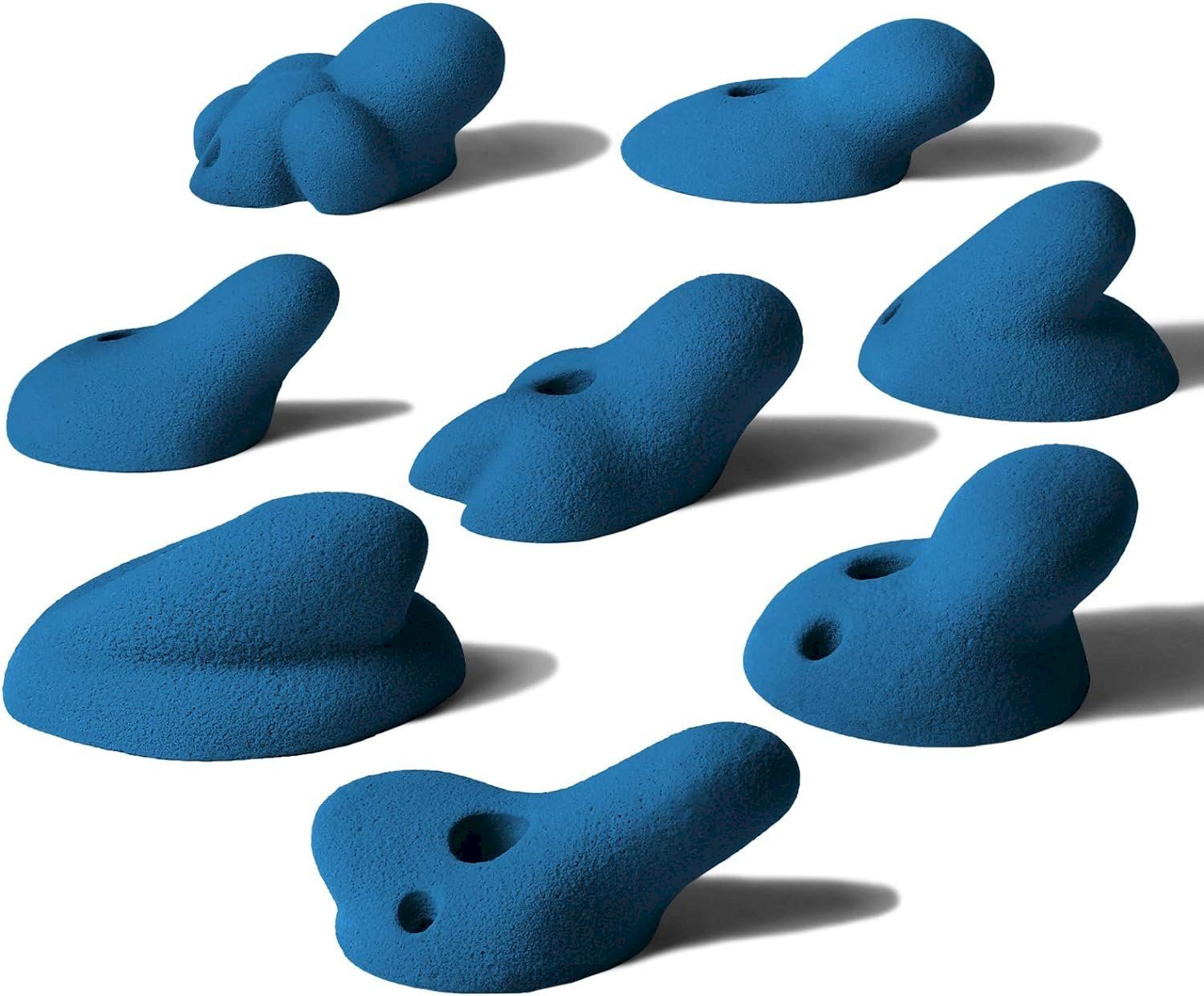 Kletterausrüstungen: Alpidex 8 Stk XL Klettergriffe blau – Neu und originalverpackt aus Bottighofen von zaap 1
