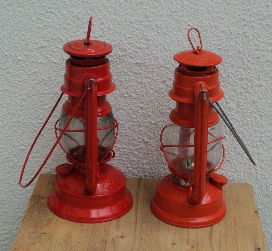 Lampade & Luci: Petrol-Sturmlaternen, 2 Stück vintage – Usato da Sachseln venduto da bru_pj82 1