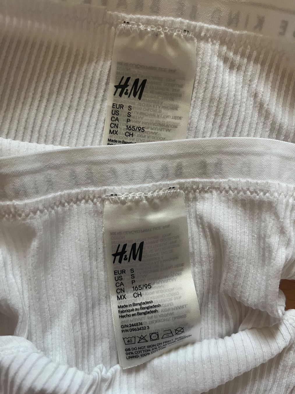 H&M Altra biancheria intima: BH weiss "be brave be kind" 80D + 2 Slips H&M – Usato da Wallenried venduto da nfe_2xn6 7