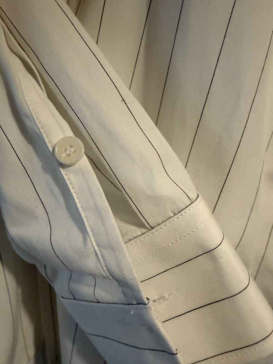 Sandro Camicie: Camicia Sandro a righe bianche e blu taglia L classica fit – Usato da Lugano venduto da can_xdd8 3
