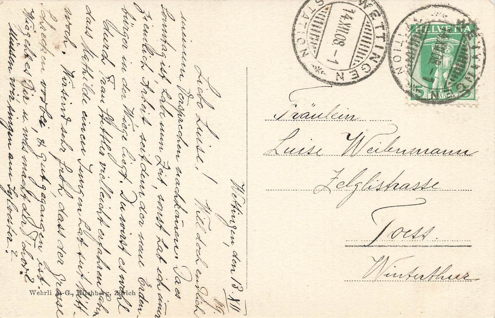 Cartoline postali: Baden – Usato da Biasca venduto da Blenio71 1