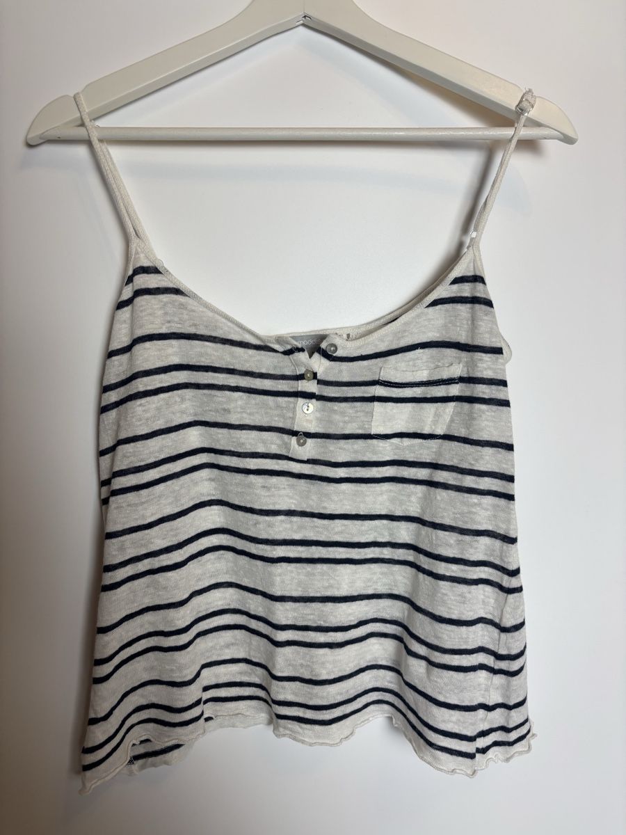 Maddison Top: vintage striped tank top – Usato da Leissigen venduto da lamooniade 1