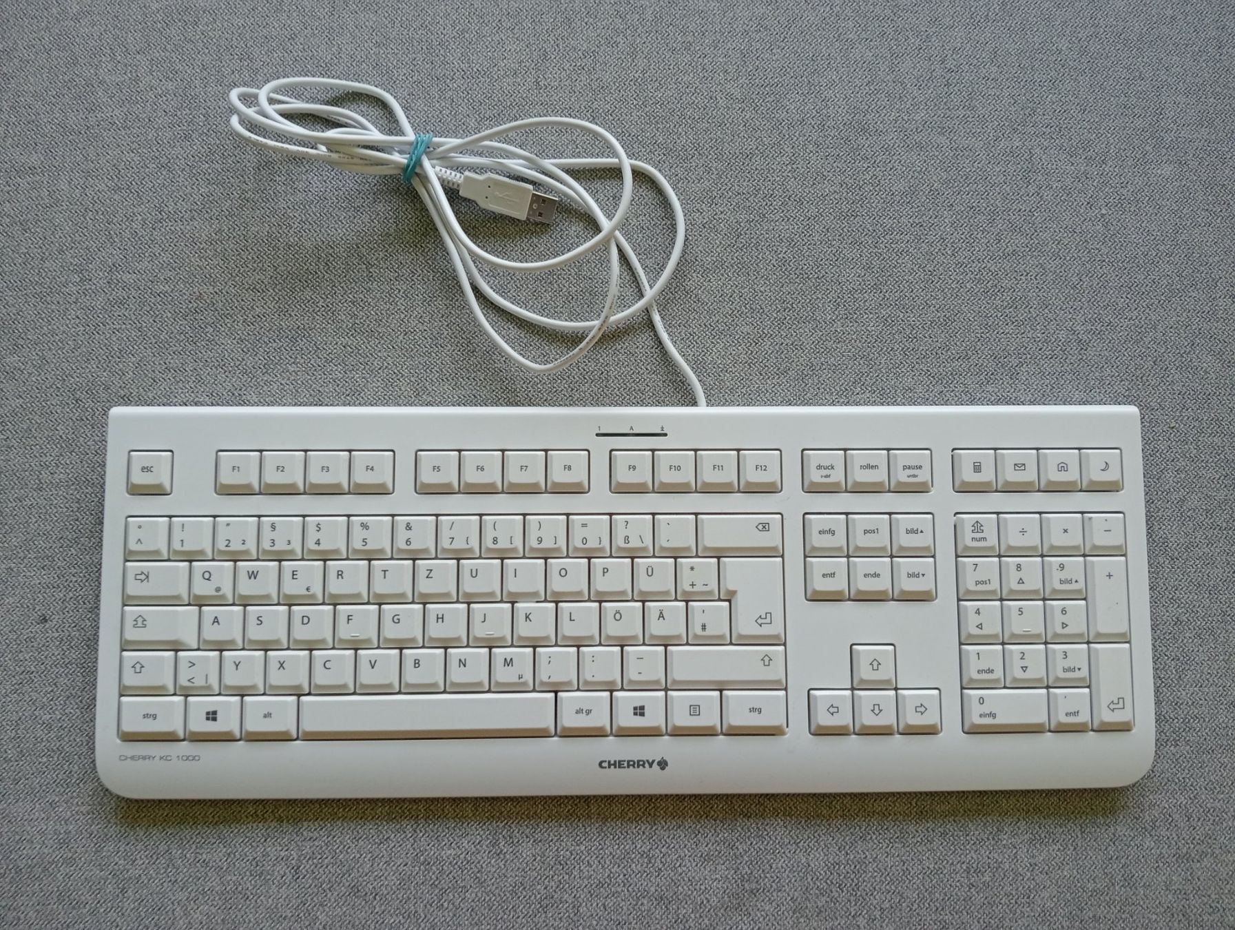 Tastiere: Cherry KC 1000 Tastatur Weiß - DE Layout – Usato da Allschwil venduto da Evgeniia78 5