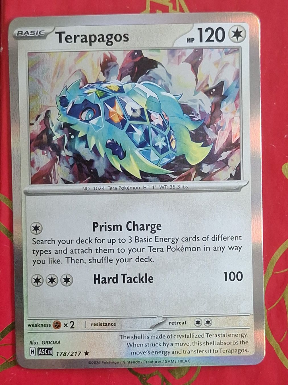 Pokémon Carte collezionabili: Terapagos - Ascended Heroes – Usato da Altstätten SG venduto da GGsGameshop